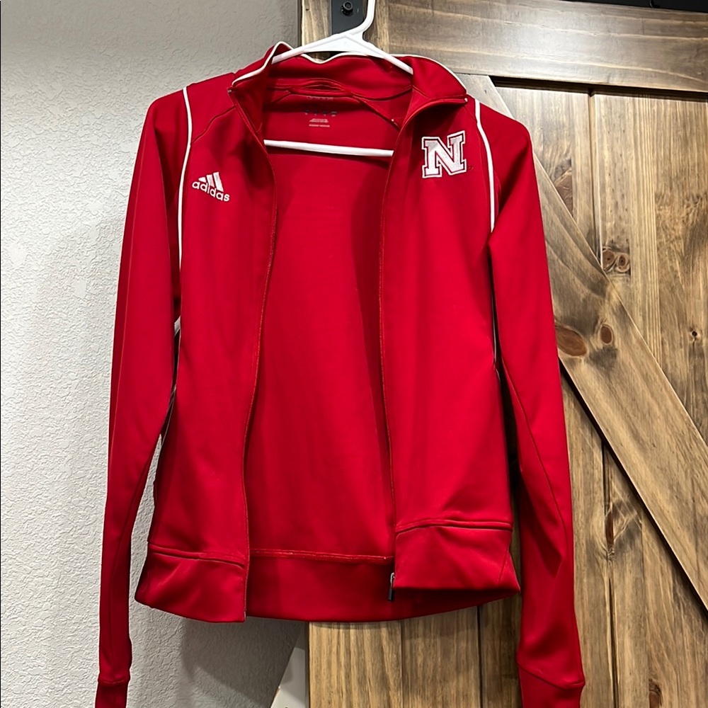 Adidas Red Tailored Jacket for Professional Wear